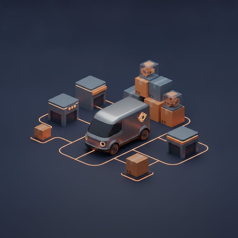 Ship Steward Auto Parts Distribution courier management