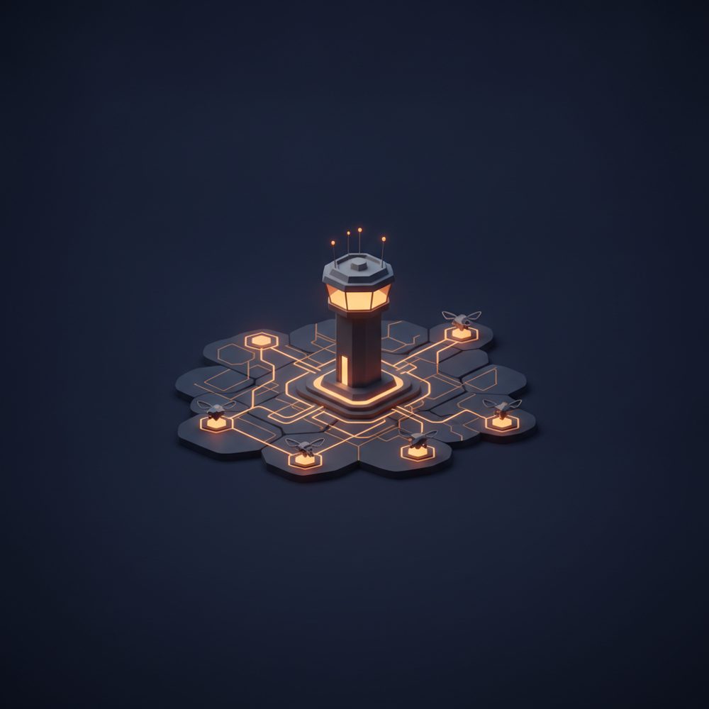 Connected courier delivery network managed by Ship Steward